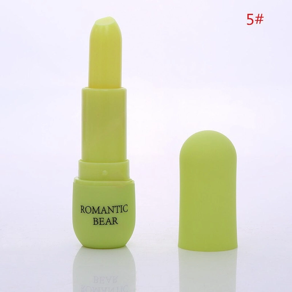 ROMANTIC BEAR - 10 Pcs New 6Colors Tube Moisturizer Makeup Lip Balm,Soft Labial Glair,Sweet Tast Lipbalm,Cosmetics Lip Color,Lipstick,Lip Stain ,Lips