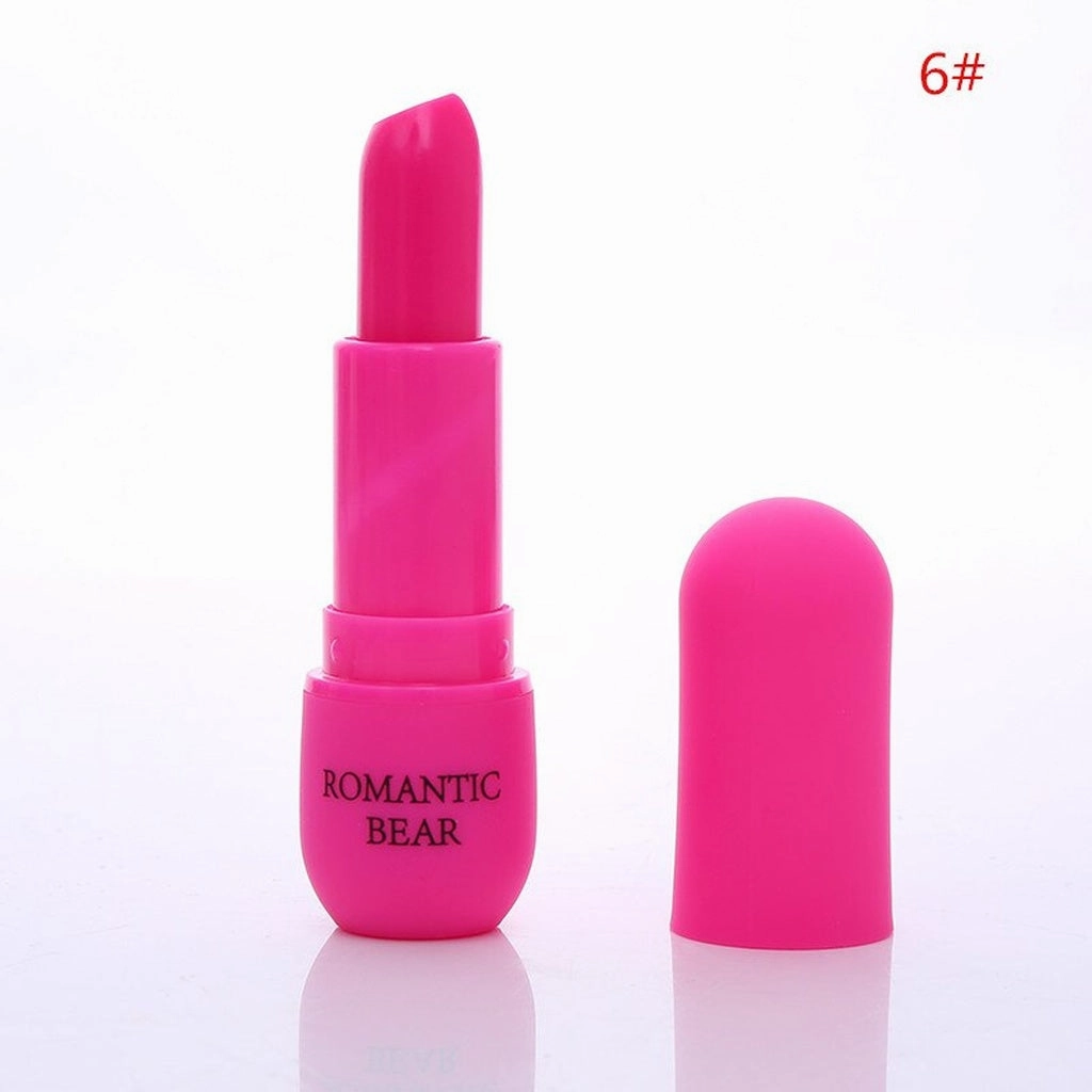 ROMANTIC BEAR - 10 Pcs New 6Colors Tube Moisturizer Makeup Lip Balm,Soft Labial Glair,Sweet Tast Lipbalm,Cosmetics Lip Color,Lipstick,Lip Stain ,Lips