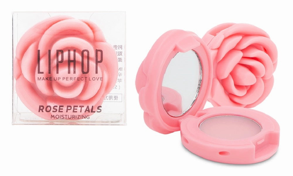 Rose Moisturizing Lip balm with Mini Mirror