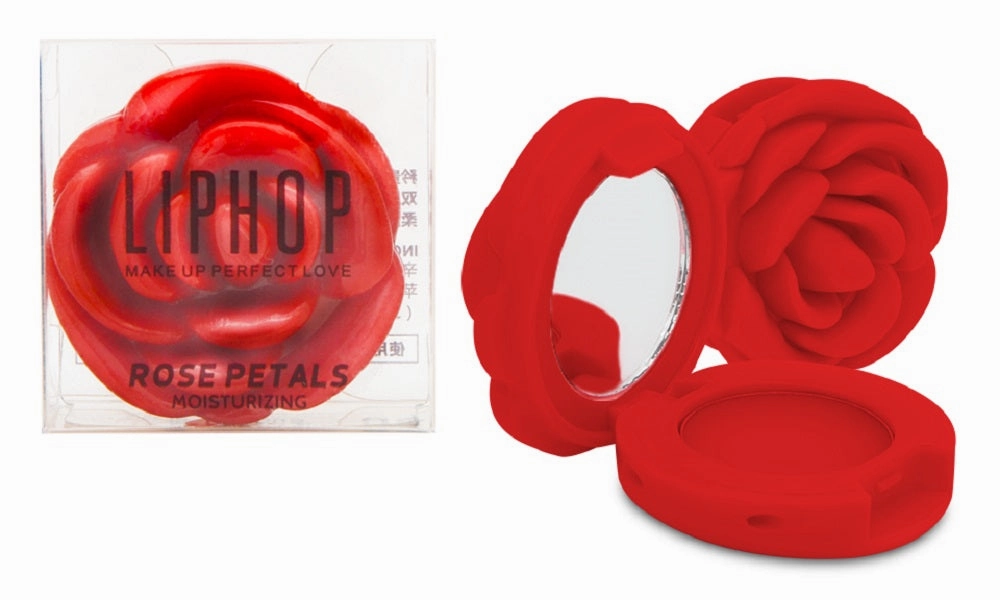 Rose Moisturizing Lip balm with Mini Mirror