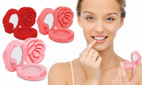 Rose Moisturizing Lip balm with Mini Mirror