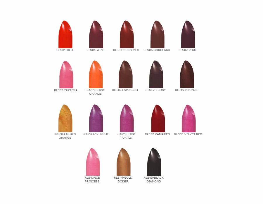Ruby Kisses Color Design Lipstick – Creamy, Bold & Beautiful | 3.5g / 0.12oz | 21 Shades