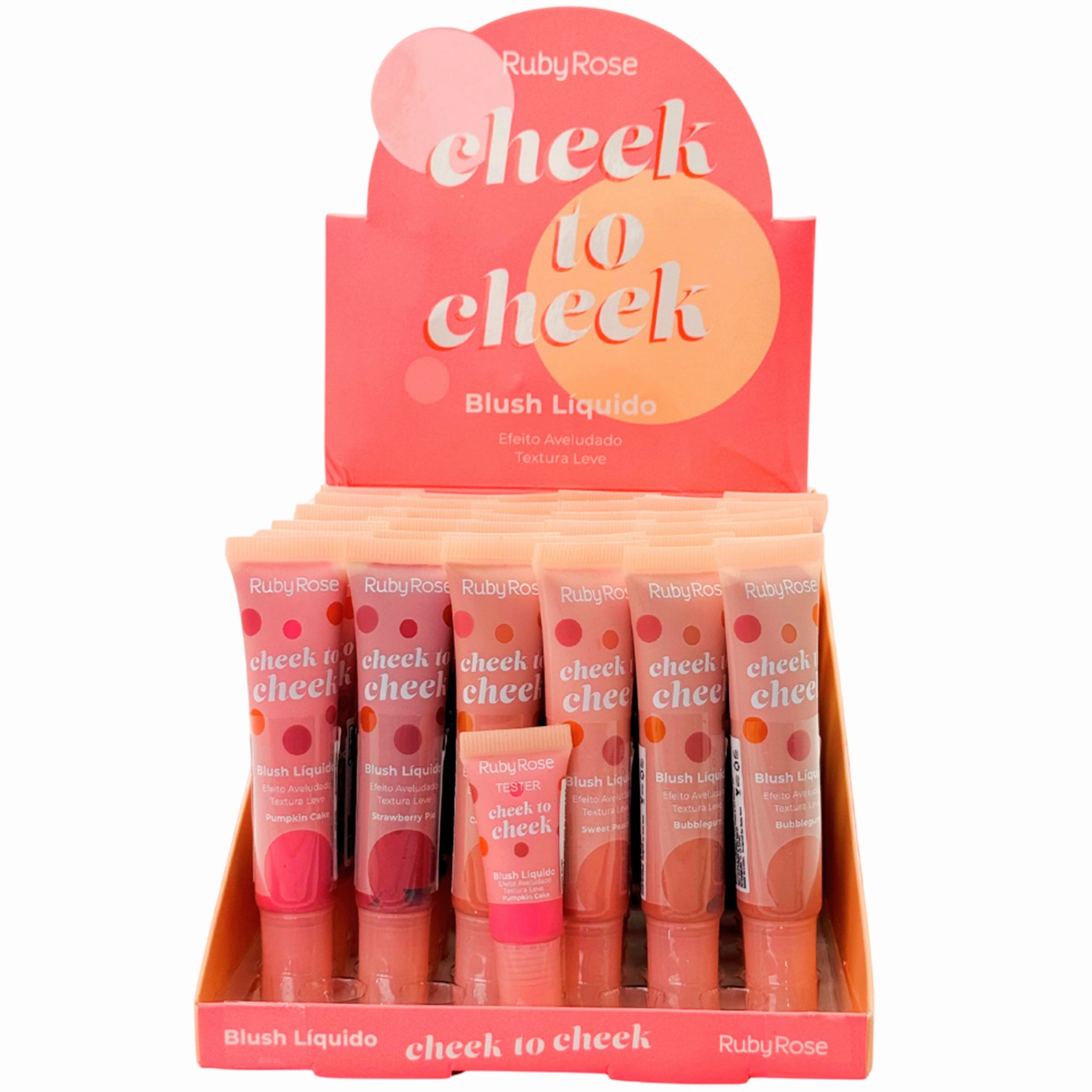 Ruby Rose Cheek To Cheek Liquid Blush - Wholesale Display 36 Units (HB-6116-36)
