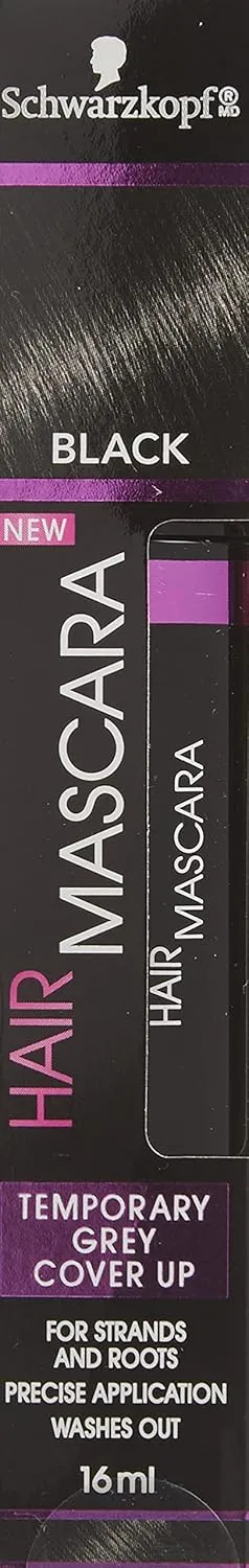 Schwarzkopf Hair Mascara, Black, 1 Tube (16ml)