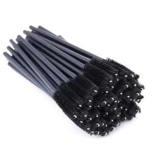 Set Of 50 Mascara Brush Makeup Brush Mascara Stick Applicator Eyelash Makeup Brush Makeup Tool (Color : 50PCS blue)