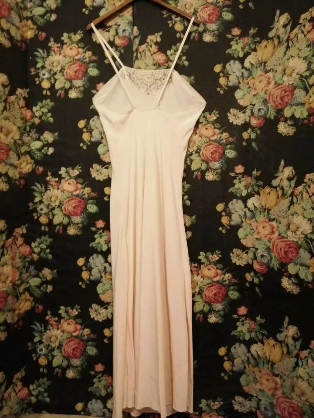 Sexy 40's/50's Blush Pink Bias Cut Silk Slip