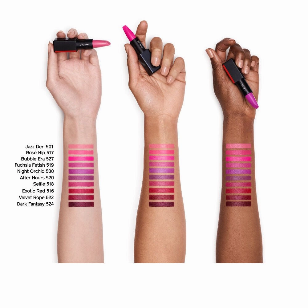 Shiseido Modernmatte # 519 Fuchsia Fetish For Women Powder Lipstick