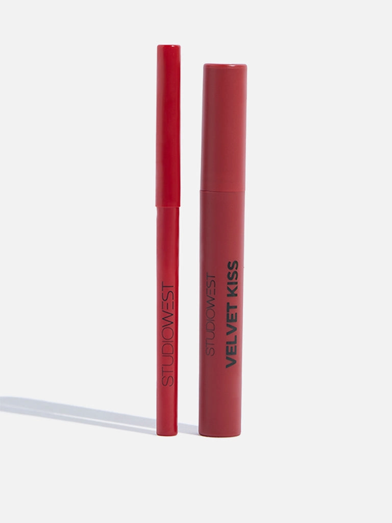Studiowest Ruby Rush Velvet Kiss Lipstick and Lip Liner Kit