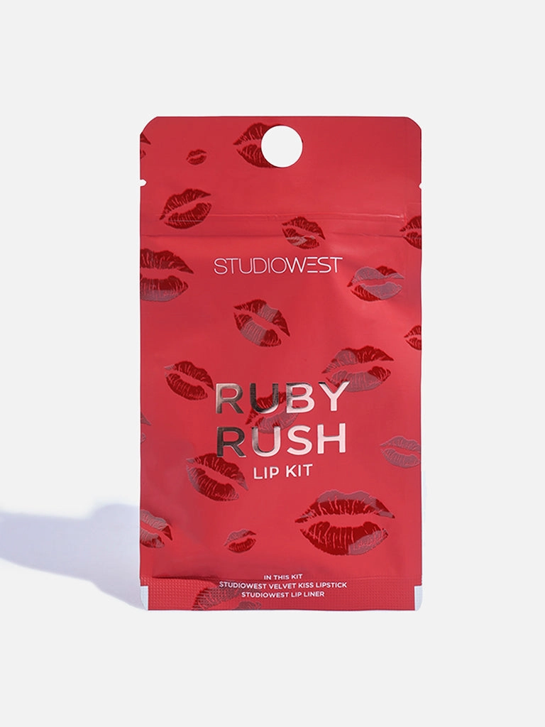 Studiowest Ruby Rush Velvet Kiss Lipstick and Lip Liner Kit