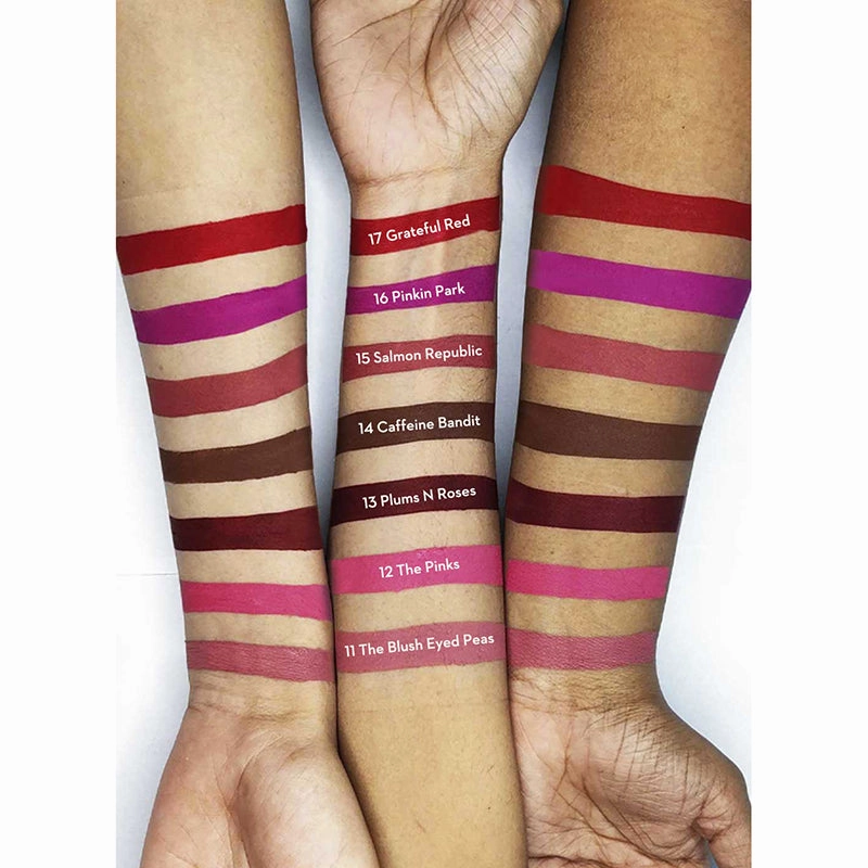 SUGAR Matte Attack Transferproof Lipstick - 17 Grateful Red (Bluish Red/Cool-Toned Red) (2gm)