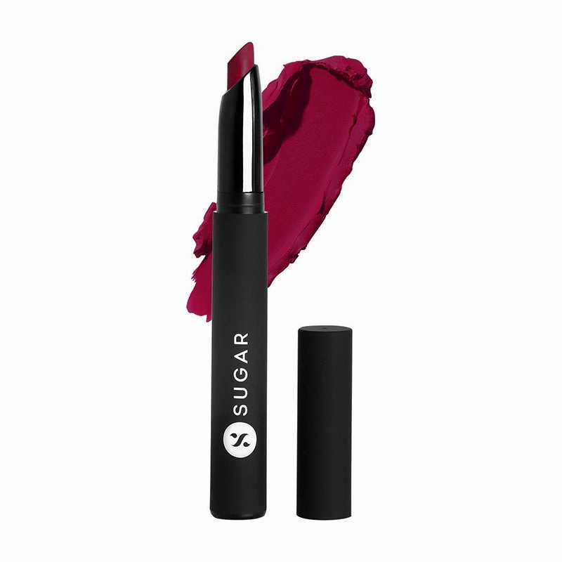 SUGAR Matte Attack Transferproof Lipstick - 17 Grateful Red (Bluish Red/Cool-Toned Red) (2gm)