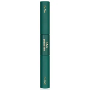 TAD Beauty Brilliant Bond Duo Lash Adhesive (2x5mL) for DIY Eyelash Extensions & Cluster Lashes | Cyanoacrylate-Free Made in USA | Clear Drying, Long-Lasting, No Irritation | Gentle at-Home Lash Glue