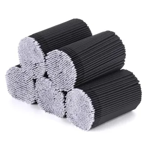 Tbestmax 2000 Pcs Micro Applicator Brush, Micro Swabs, Disposable Eye Lashes Mascara Wands for Eyelash Extension - Black