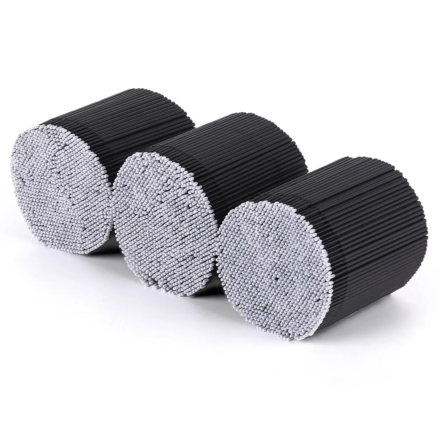 Tbestmax 3000 Pcs Micro Applicator Brush, Micro Swabs, Disposable Eye Lashes Mascara Wands for Eyelash Extension - Black
