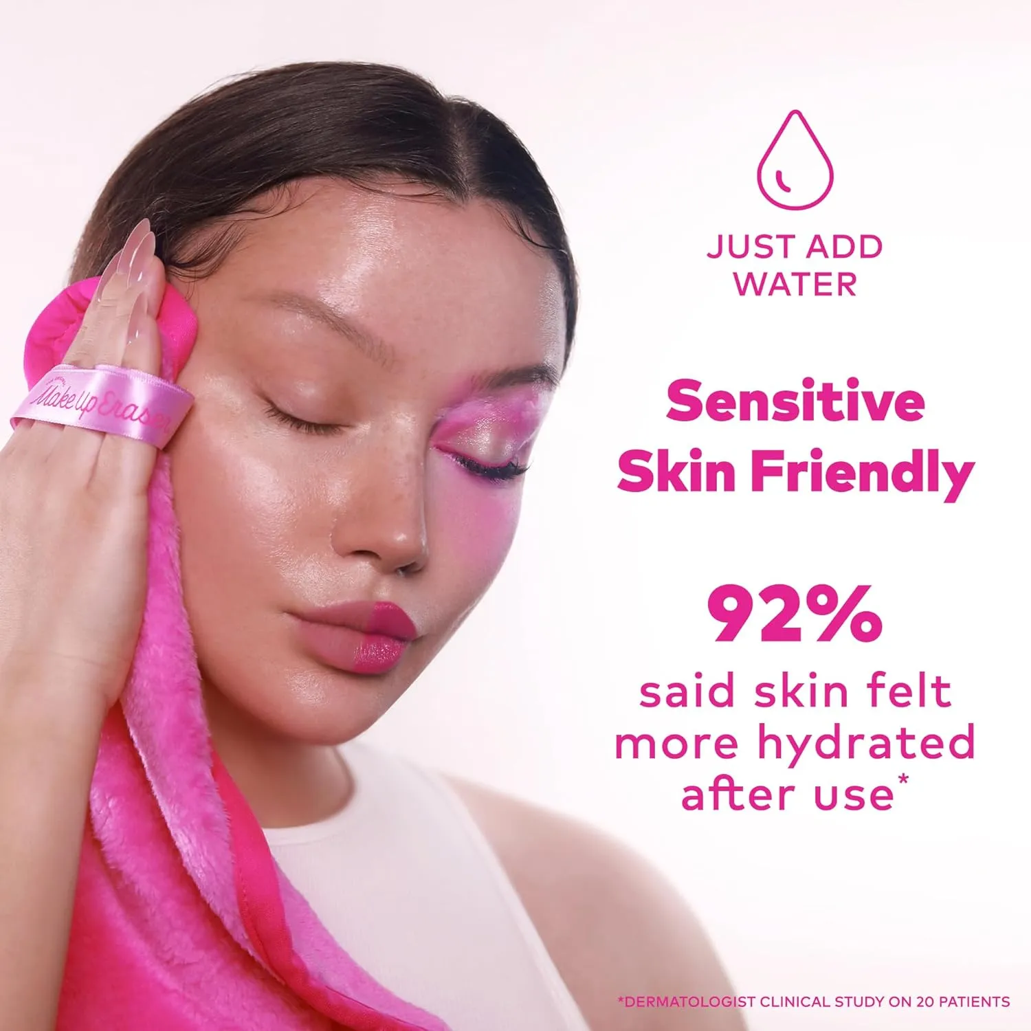 The Original MakeUp Eraser PRO, Effortlessly Remove All Makeup Using Only Water, Including Waterproof Mascara, Eyeliner, Foundation, Lipstick, Sunscreen