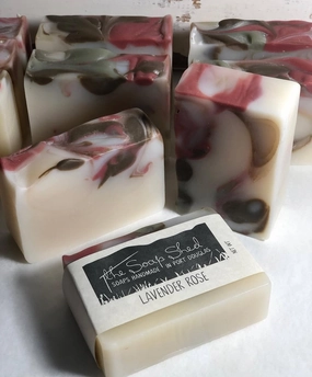 The Soap Shed - Lavender Rose Soap Bar