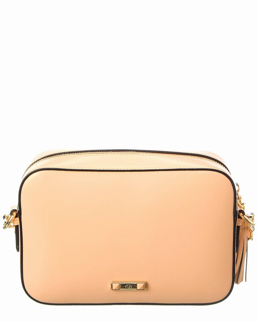 Valentino By Mario Valentino Babette Broderie Leather Crossbody