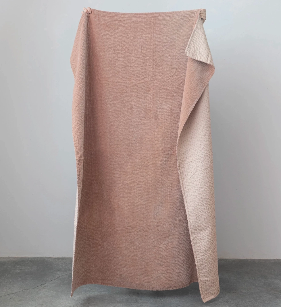 Velvet Blush Throw