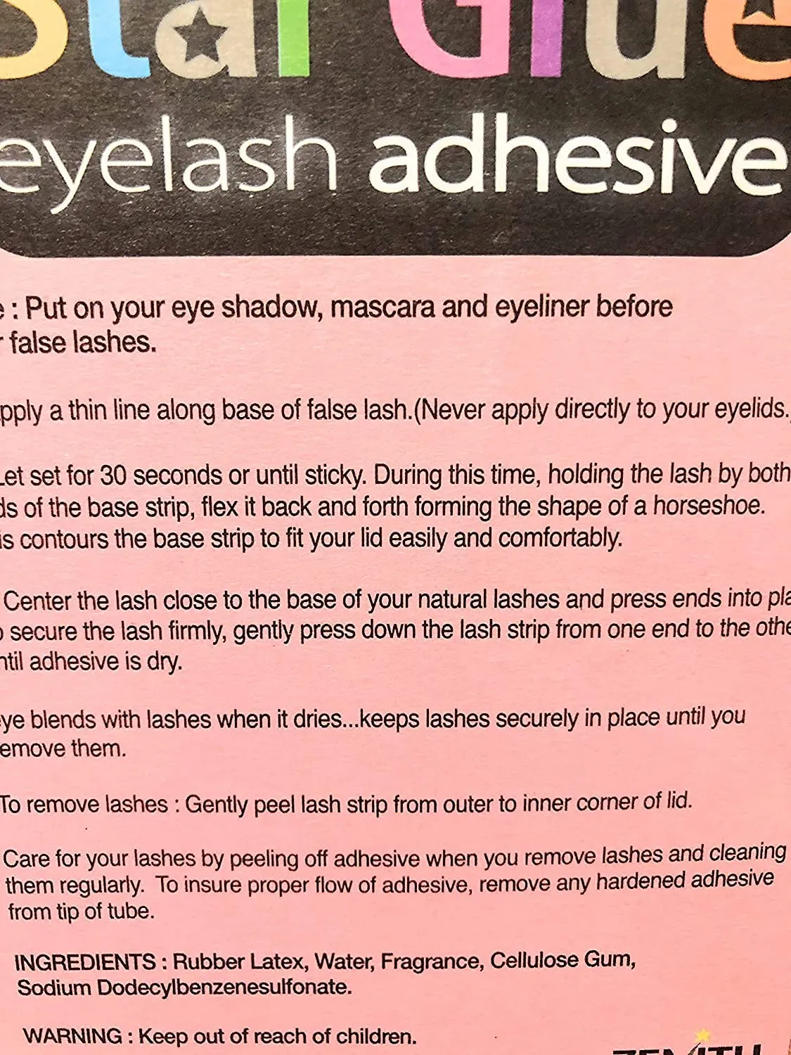 Waterproof Eyelash Adhesive White for Eye Shadow Mascara and Eyeliner 10 Pcs, 0.24 Ounce (Pack of 10)
