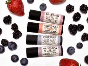 WILD BERRY - Natural Lip Balm Set