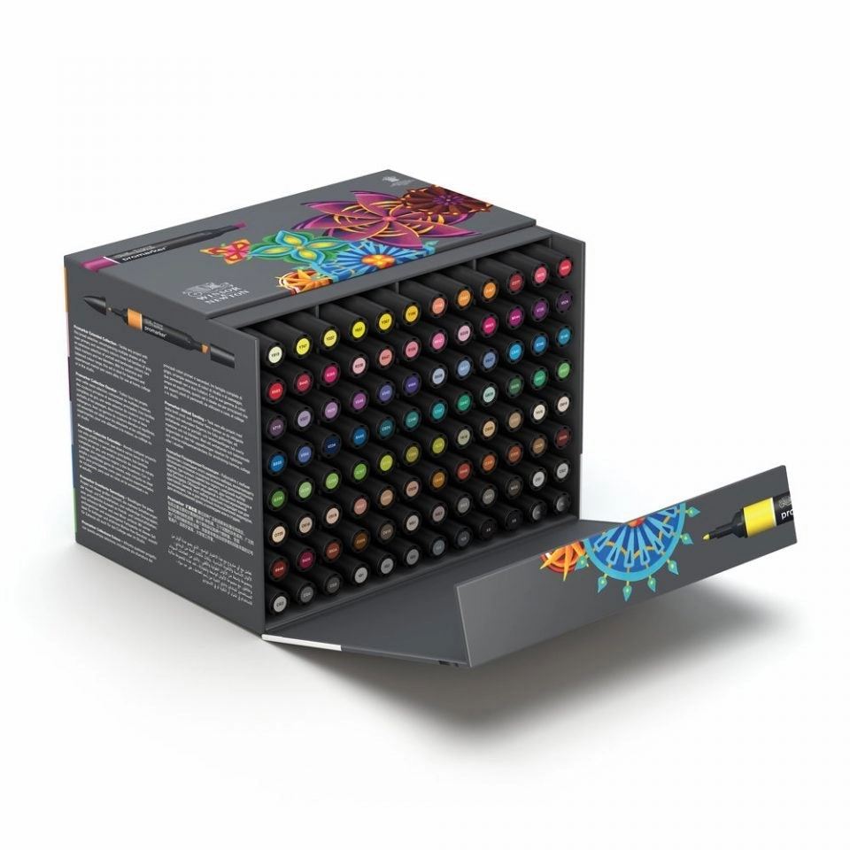 Winsor & Newton Promarker 96 Extended Collection, With Storage Box