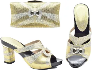 Women's Crimson Nigerian Party Collection - Italian Velvet Platform Heels & Embossed Leather Clutch for Festive Celebrations
