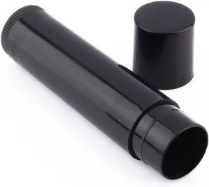 Ymiko 100PCS Black lipstick Tube, DIY Lipsticks Lip Balm Empty Container Empty Lip Balm Tubes Lip Balm Containers Lipstick Tubeswith Lid Mascara Cream Tube for Lipstick Lip Balm